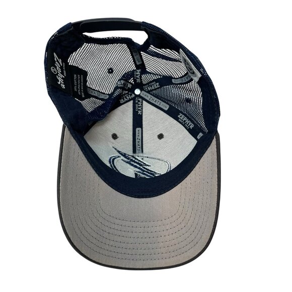 Tampa Bay Lightning Zephyr Trucker Snapback Hat Cap Retro Dad Mesh NHL Hockey - Picture 7 of 10